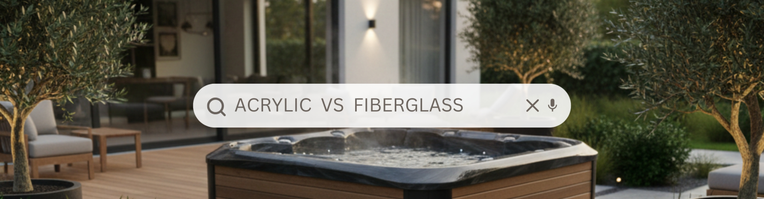 Acrylic vs. Fiberglass Hot Tub Shells: Key Differences and Features